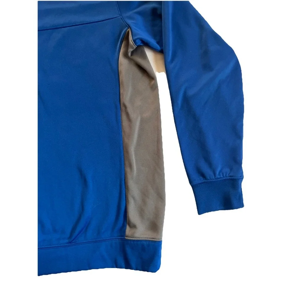 Nike Golf Tour Performance Dri-Fit Quarter 1/4 Zip Pullover Men's Large Blue EUC